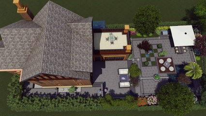 反正就是別墅花園設(shè)計|園林景觀/規(guī)劃|空間/建筑|畫941 - 原創(chuàng)設(shè)計作品 