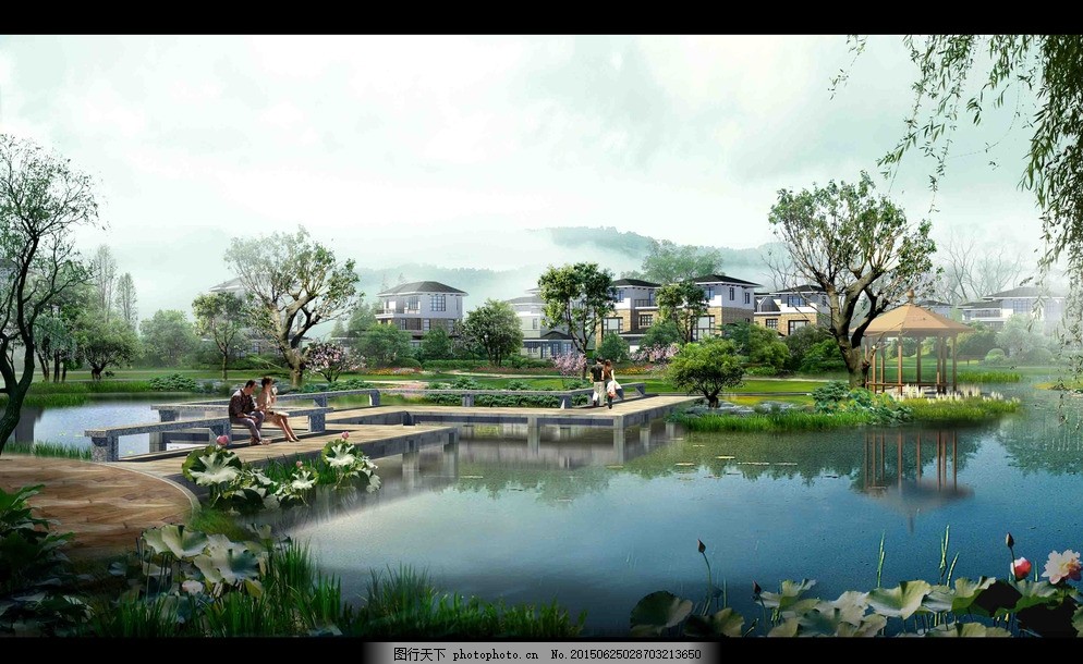 景觀效果圖分層圖片