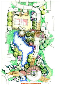 SketchUp在景觀設(shè)計中的應(yīng)用——兩張小平面圖的創(chuàng)作與分享
