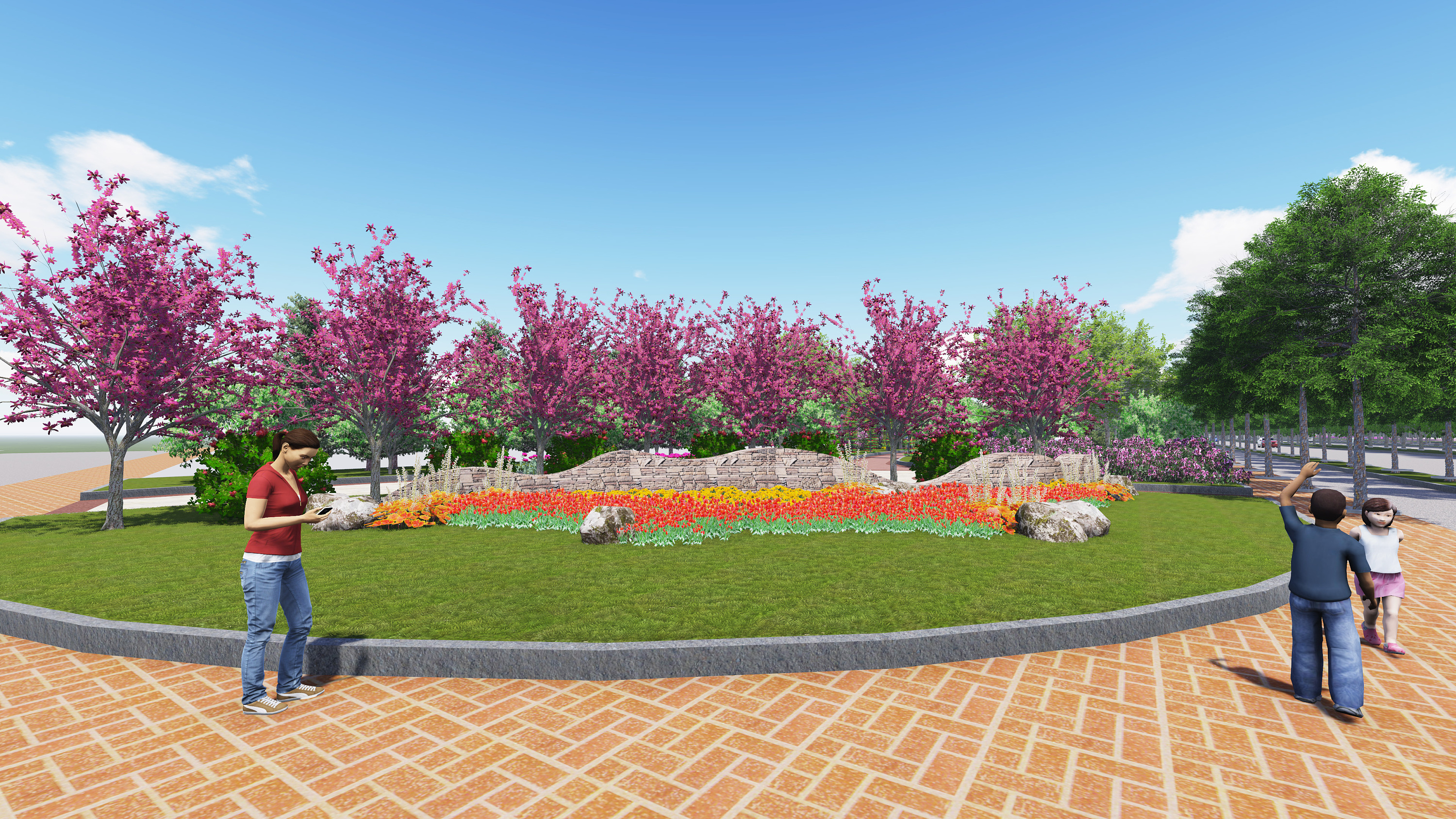 城市道路兩側(cè)景觀設(shè)計的美學(xué)與生態(tài)融合